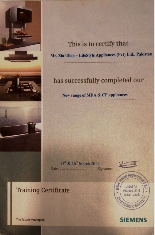 Siemens Training MDA and CP 2011
