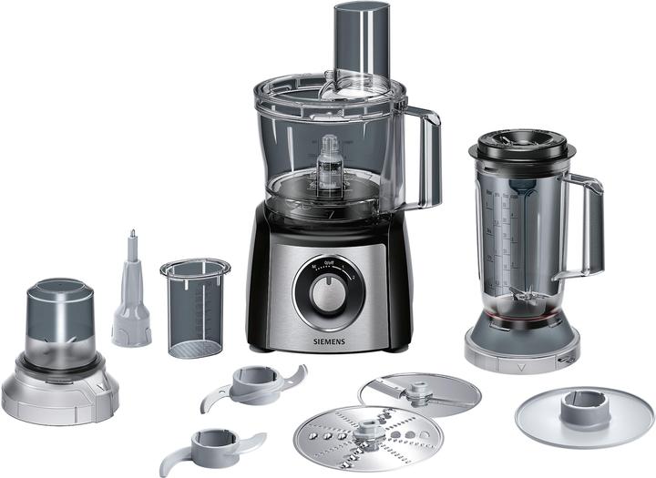 Siemens food processor with blender jug and cutting discs