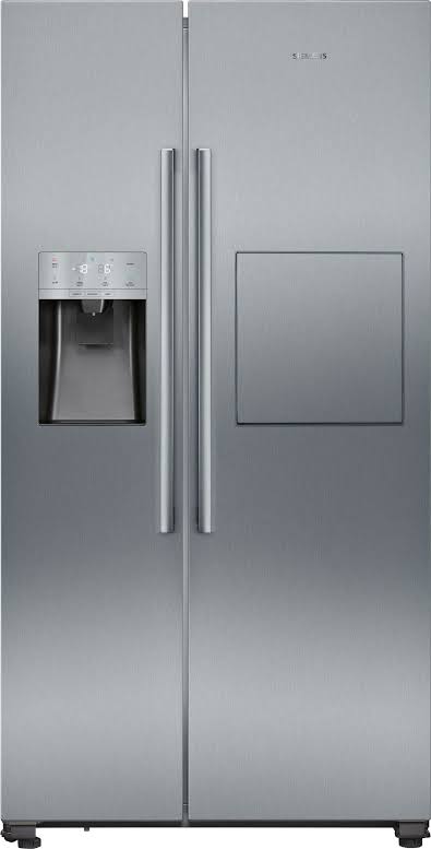 Siemens side by side refrigerator with water dispenser